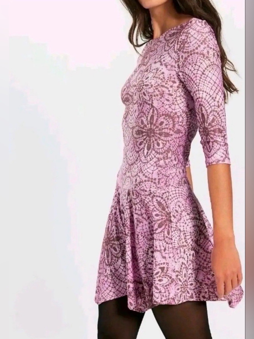 Free People Relish Lilac Mini Dress NWT